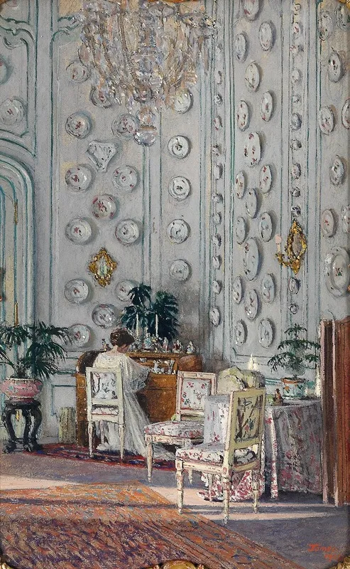 Grafin Gisela Kinsky Im Porzellanzimmer