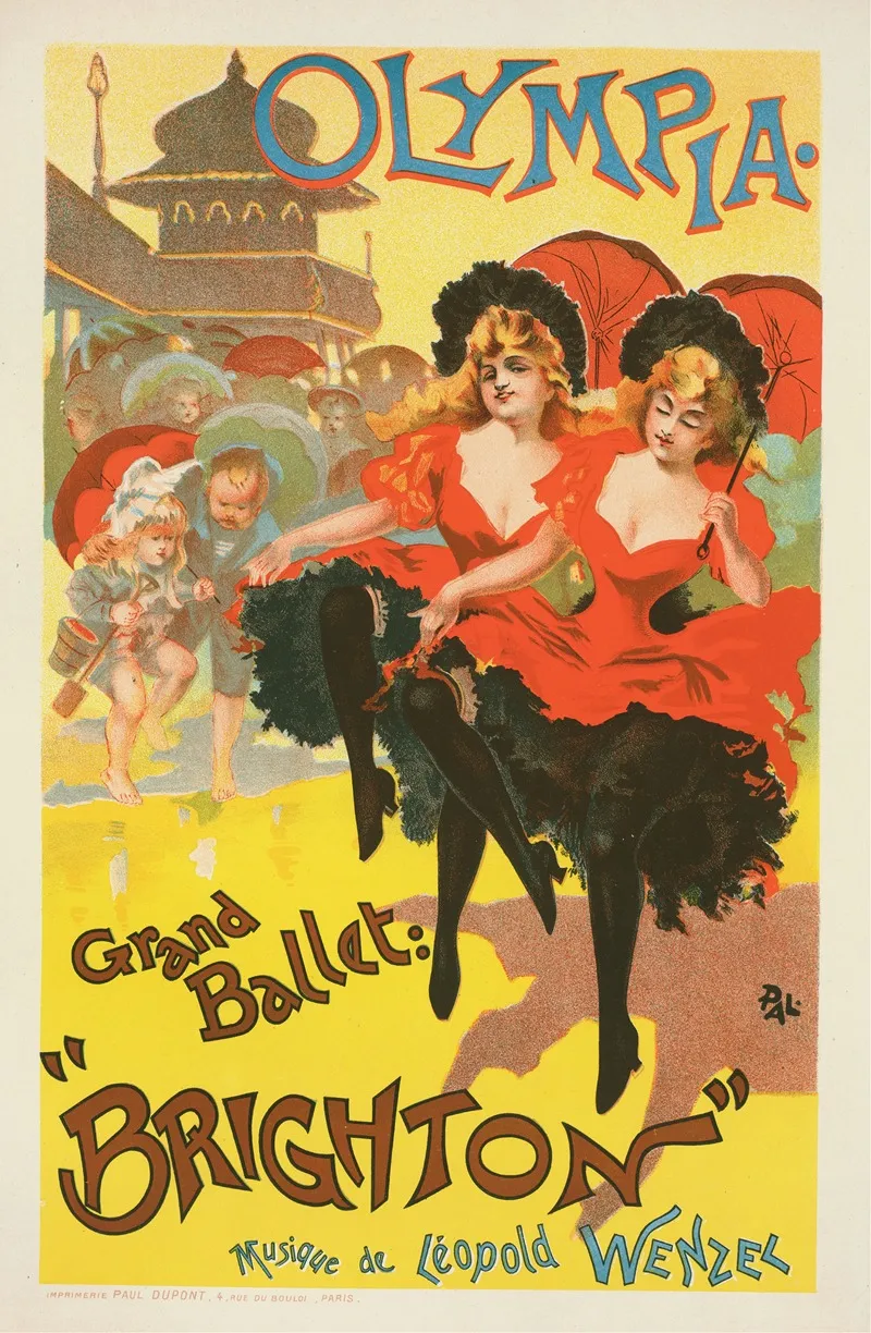 Grand Ballet Brighton Wall Art by Pal (Jean de Paleologue) - High-Resolution Digital Print