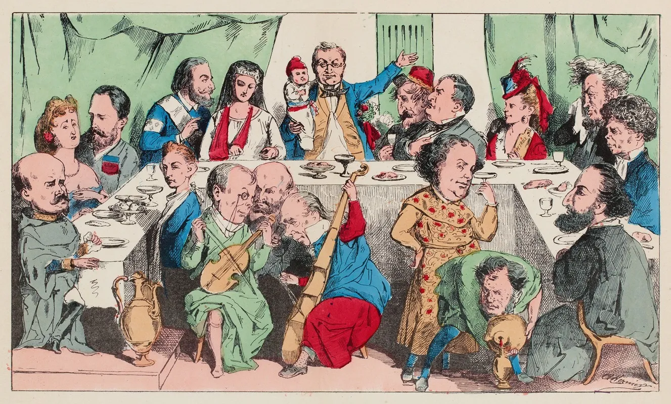 Grand Banquet Renouvele Des Noces De Cana Pour Celebrer Le Bapteme De La Republique N3
