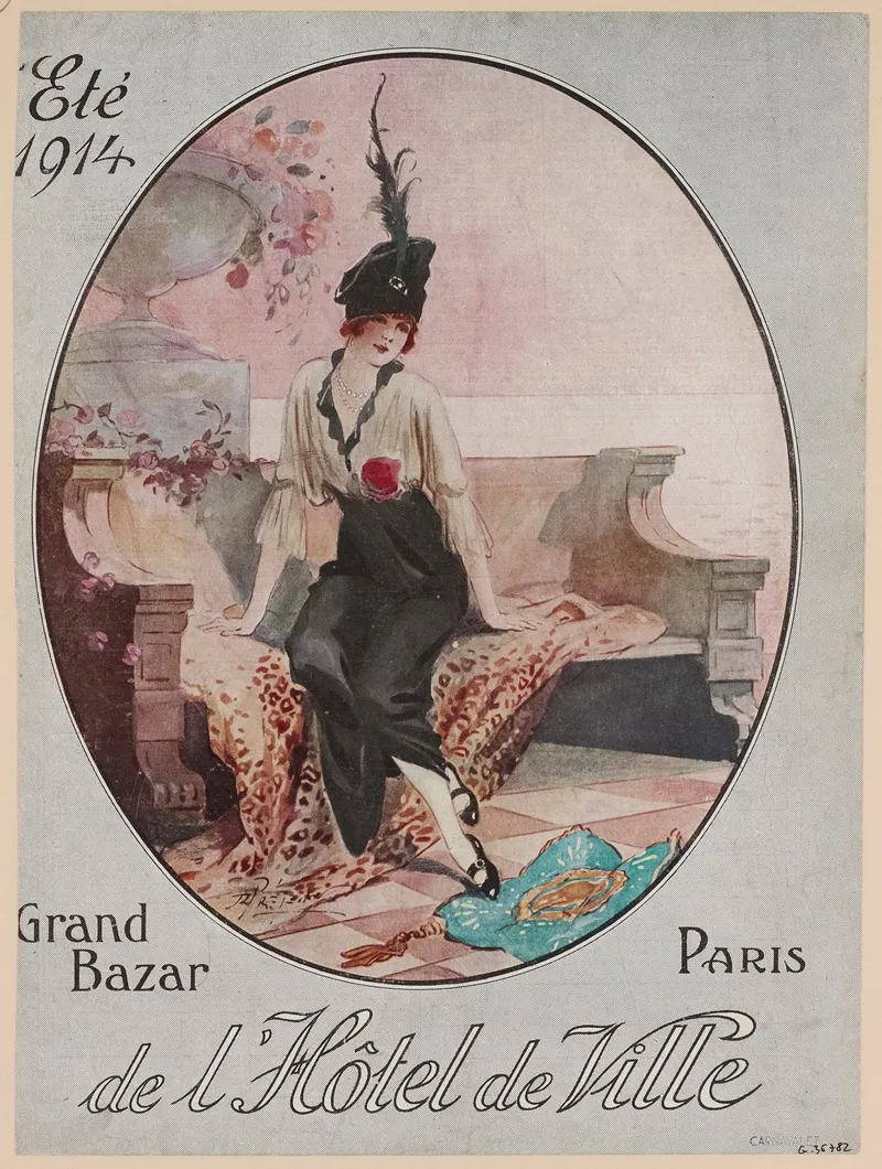 Grand Bazar De Lhotel De Ville 2 Wall Art by R. Préjean - High-Resolution Digital Print