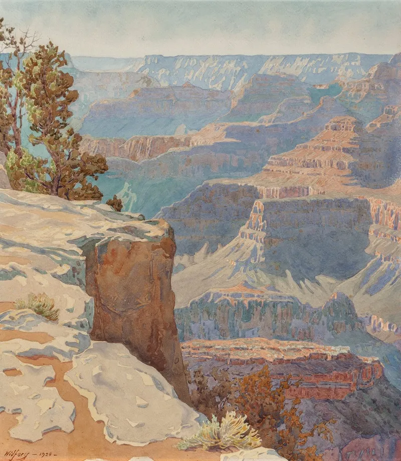 Grand Canyon Wall Art by Gunnar Mauritz Widforss - High-Resolution Digital Print