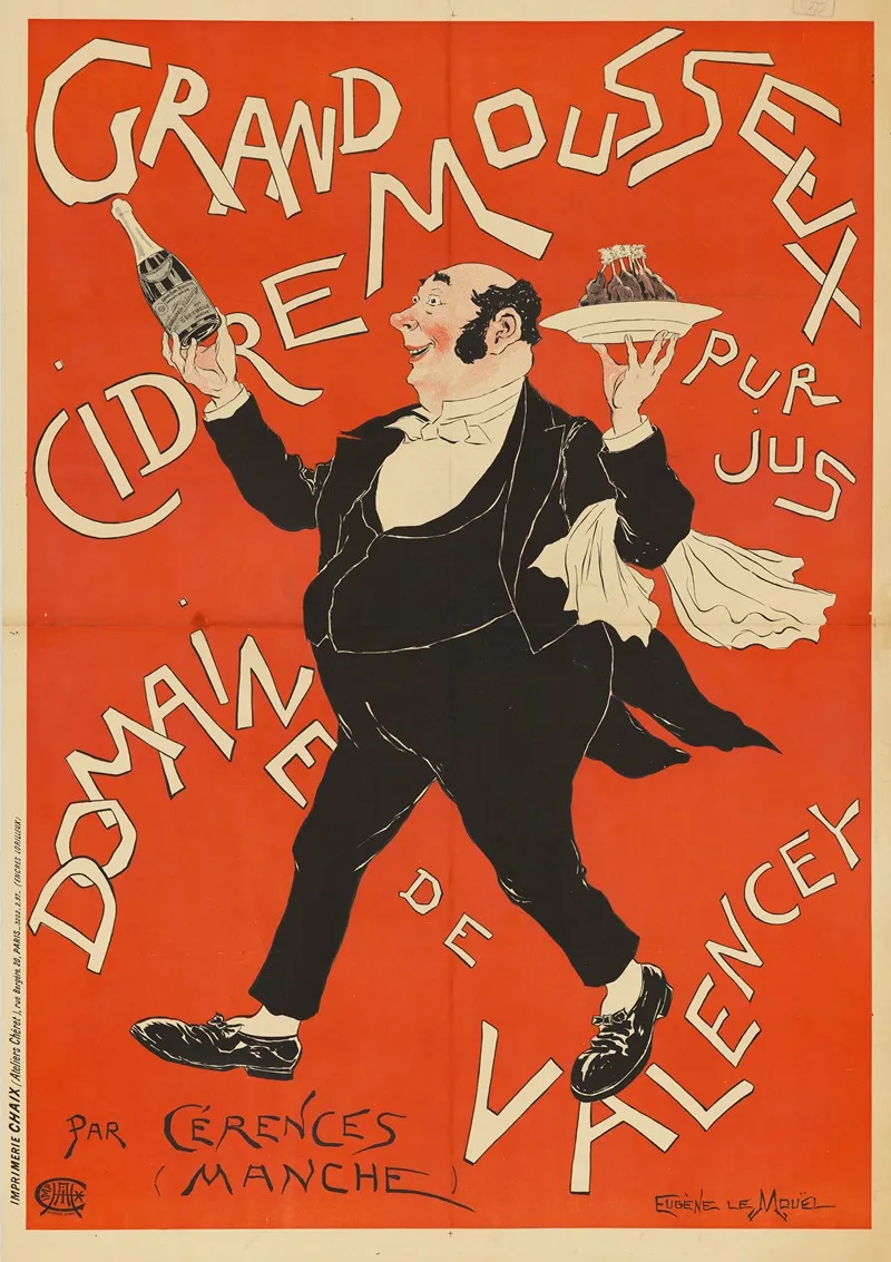 Grand Cidre Mousseux Par Les Domaine De Valencey Wall Art by Eugène Le Mouel - High-Resolution Digital Print