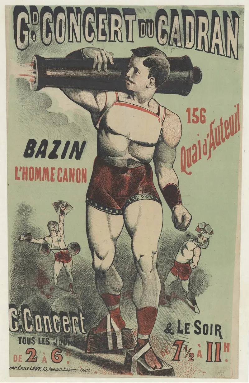 Grand Concert Du Cadran 156 Quai Dauteuil Bazin Lhomme Canon Wall Art by Imp. Emile Lévy - High-Resolution Digital Print