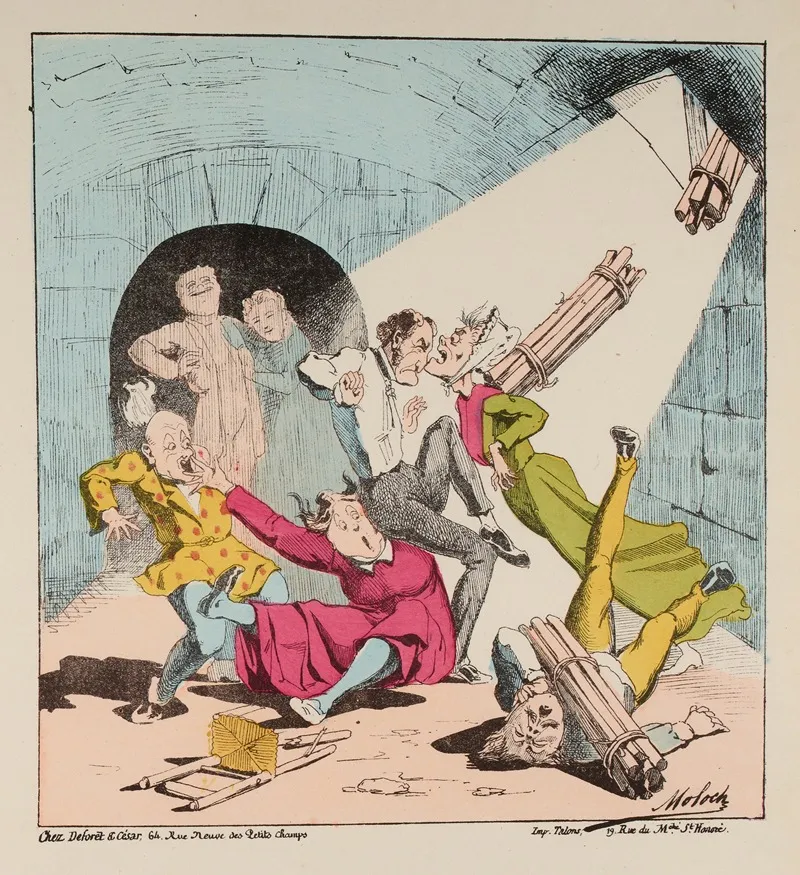 Grand Dieu Le Boulanger Qui Rentre Son Bois Wall Art by Moloch (Alphonse Hector Colomb) - High-Resolution Digital Print
