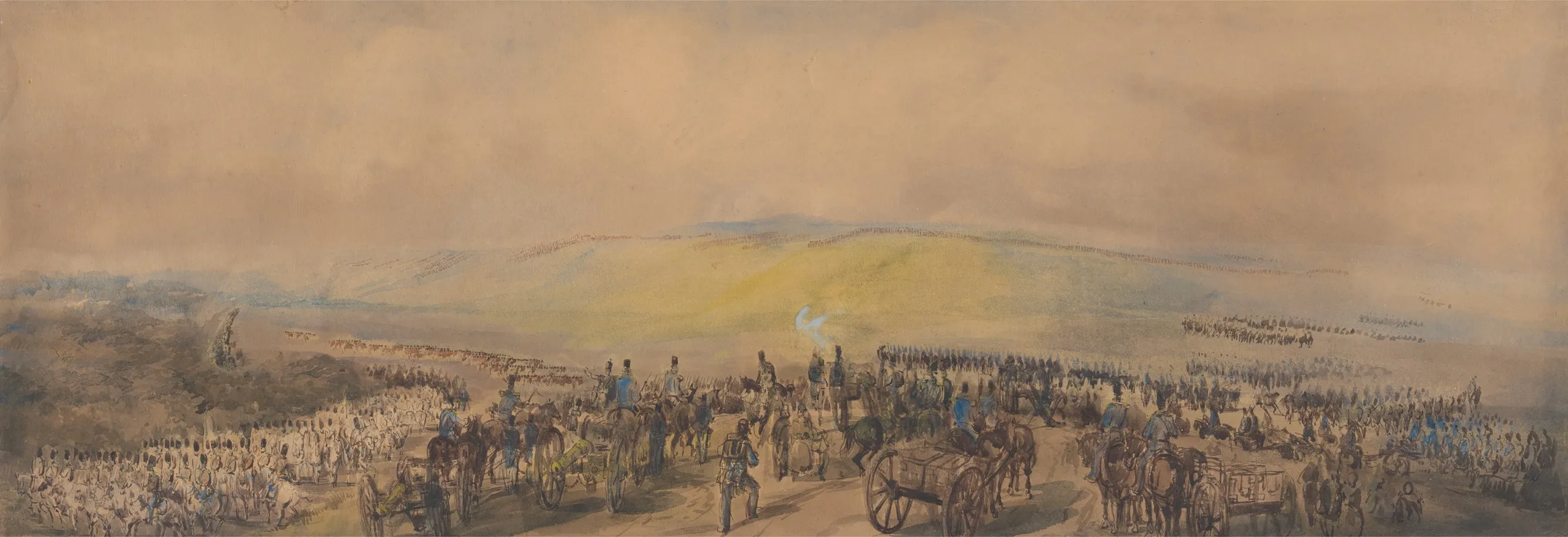 Grand Field Day At Chobham Camp Wall Art by George Bryant Campion - High-Resolution Digital Print