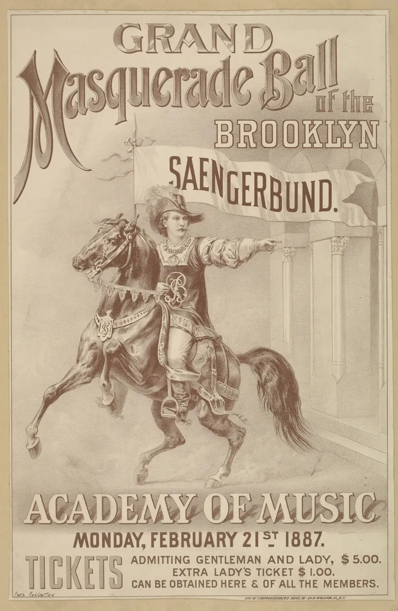 Grand Masquerade Ball Of The Brooklyn Saengerbund