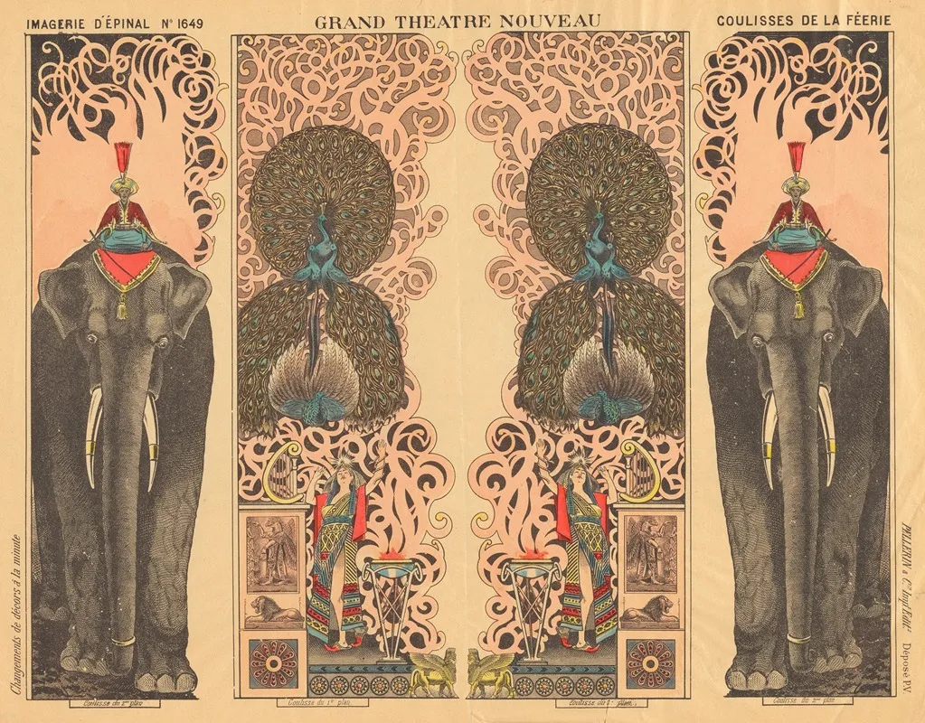Grand Theatre Nouveau Wall Art by Imp. Pellerin & Cie - High-Resolution Digital Print