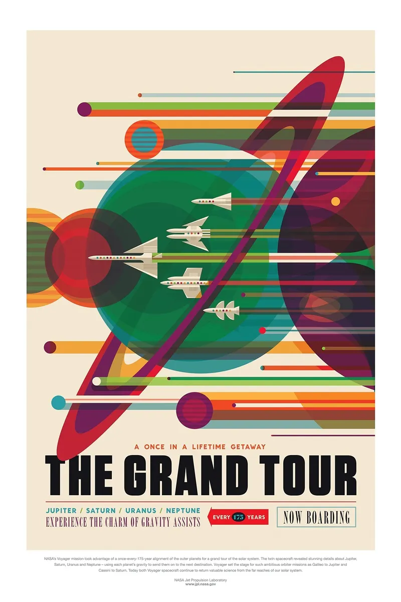 Grand Tour Wall Art by NASA - High-Resolution Digital Print