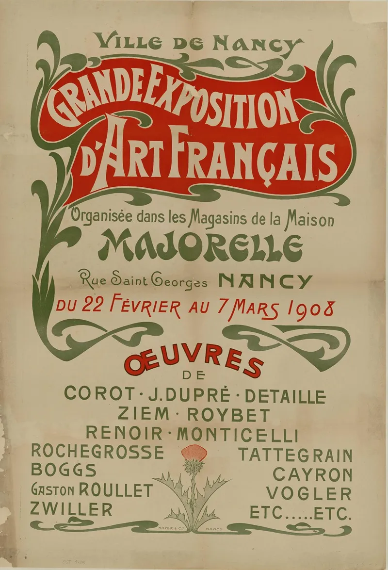 Grande Exposition Dart Francais Wall Art by Anonymous - High-Resolution Digital Print