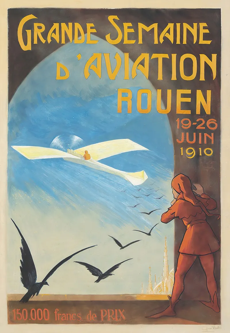 Grande Semaine Daviation Rouen Wall Art by Anonymous - High-Resolution Digital Print