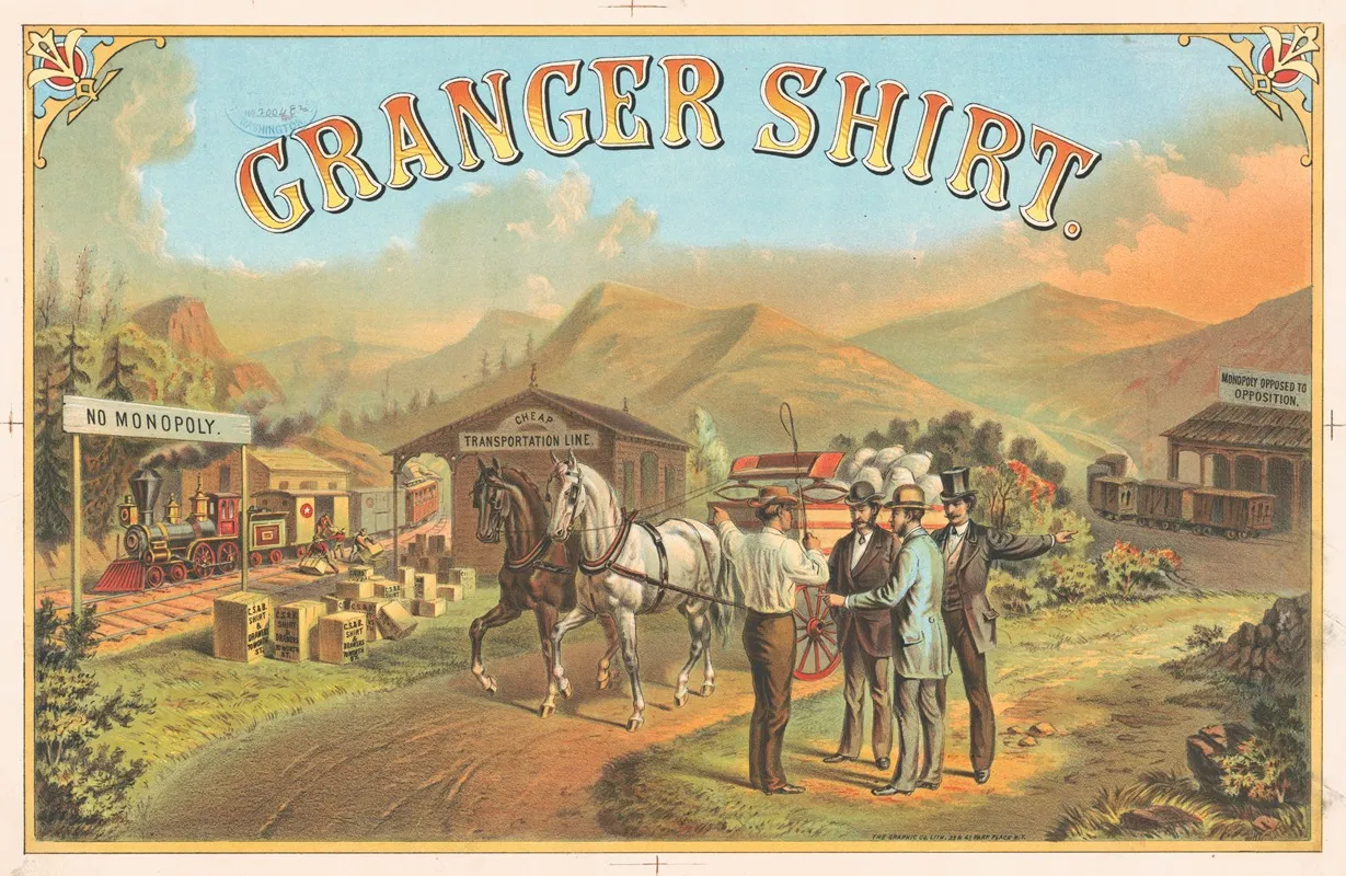 Granger Shirt Wall Art by The Graphic Co. Lith. - High-Resolution Digital Print