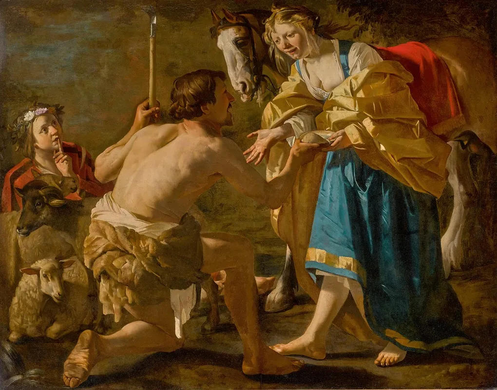 Granida And Daifilo 2 Wall Art by Dirck Van Baburen - High-Resolution Digital Print