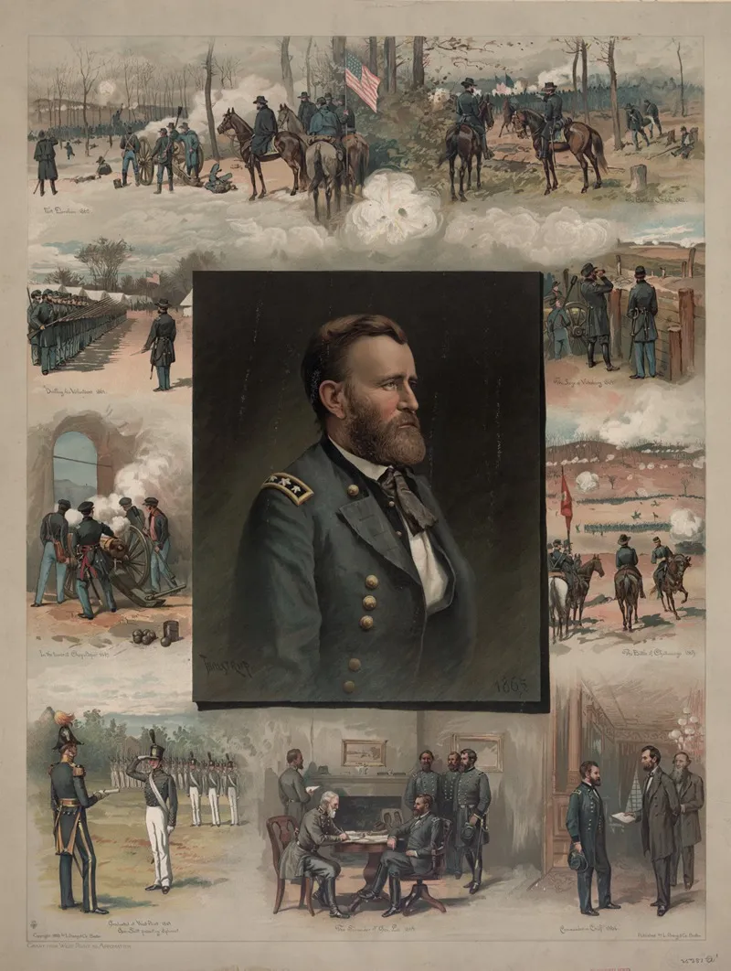 Grant From West Point To Appomattox Wall Art by Thure de Thulstrup - High-Resolution Digital Print