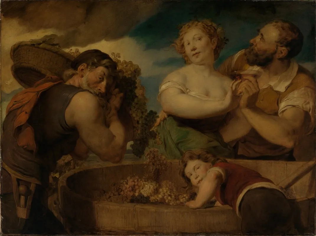 Grape Harvest 8 Wall Art by Hans Canon - High-Resolution Digital Print