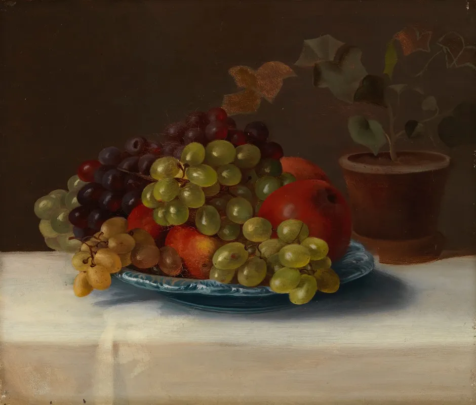 Grapes And Apples Wall Art by Magnus Von Wright - High-Resolution Digital Print