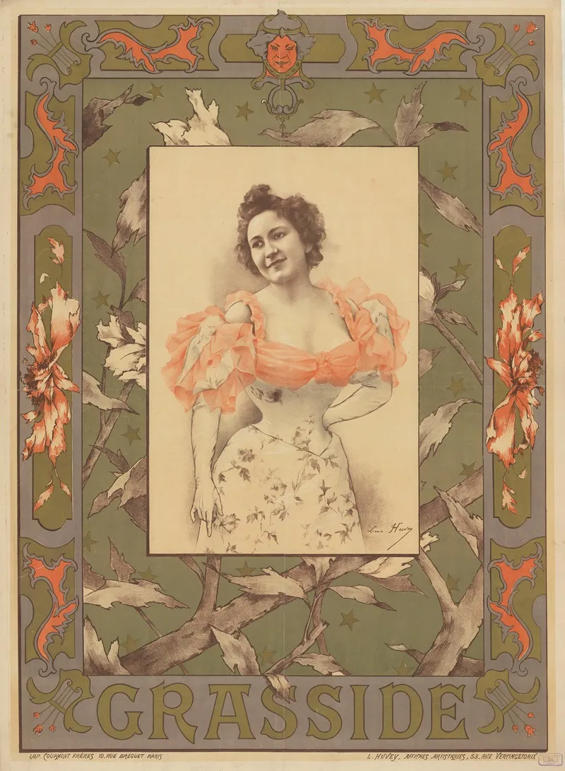 Grasside Wall Art by Louis Huvey - High-Resolution Digital Print
