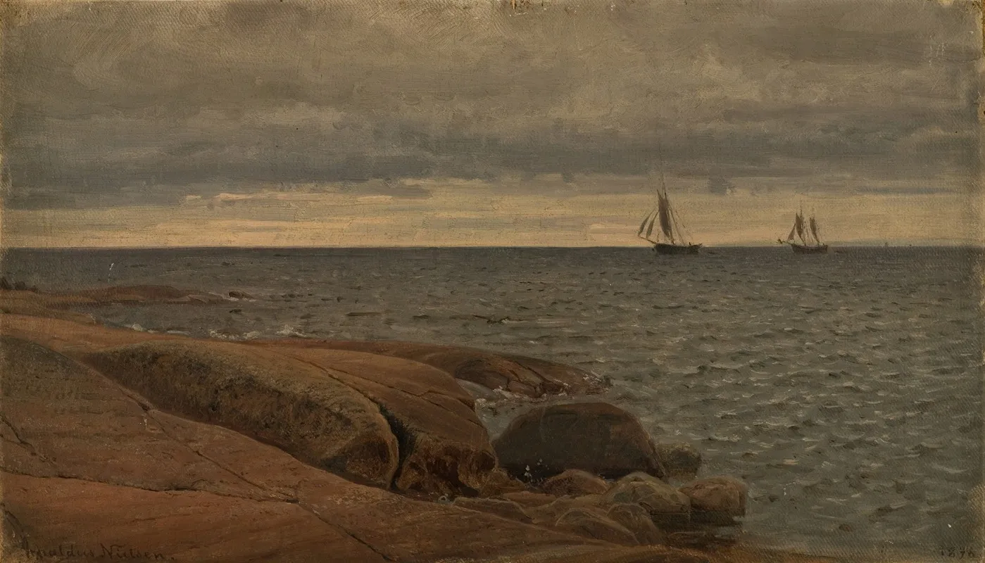 Gravaer Hvaler Wall Art by Amaldus Nielsen - High-Resolution Digital Print