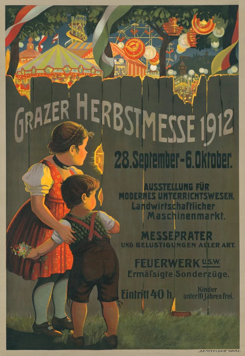 Grazer Herbstmesse 1912 Ausstellung Fur Modernes Unterrichtswesen Landwirtschaftlicher Maschinenmarkt