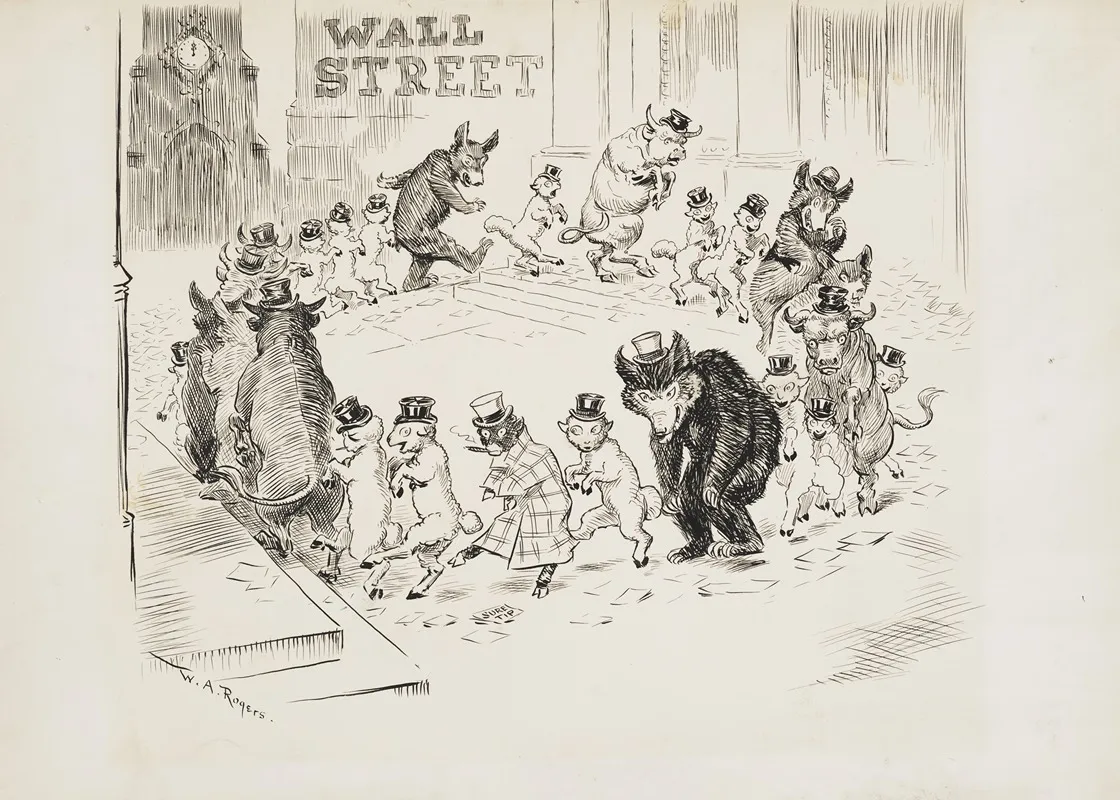 Great Activity In Wall Street