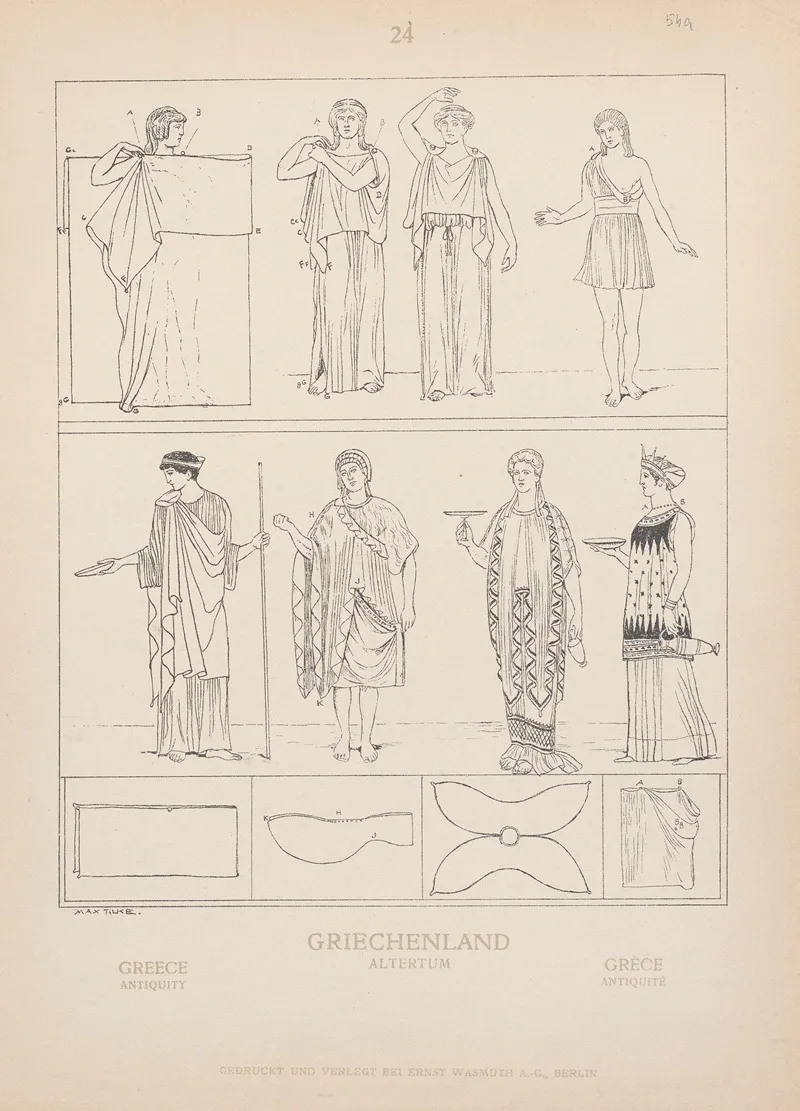Greece Antiquity Wall Art by Adolf Rosenberg - High-Resolution Digital Print