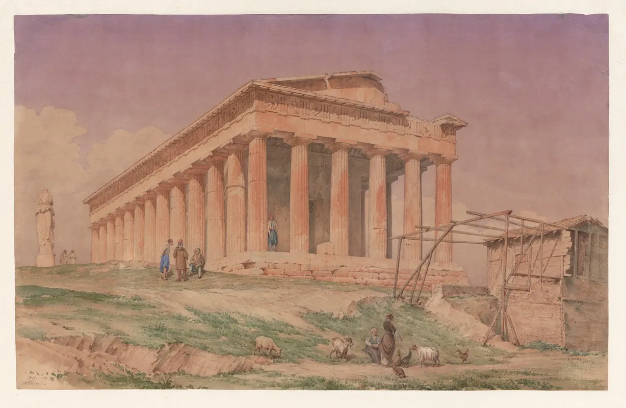 Greece Athens Hephaisteion Temple Of Theseus