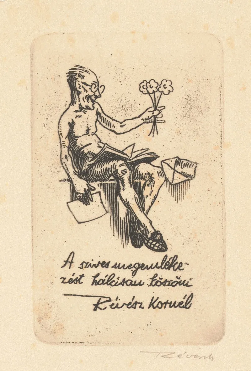 Greeting Card From Kornel Revesz