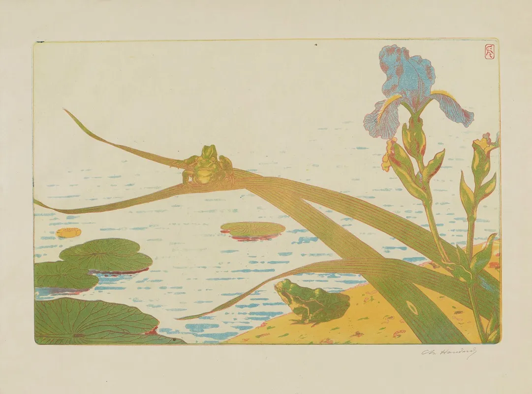 Grenouilles Et Iris 2