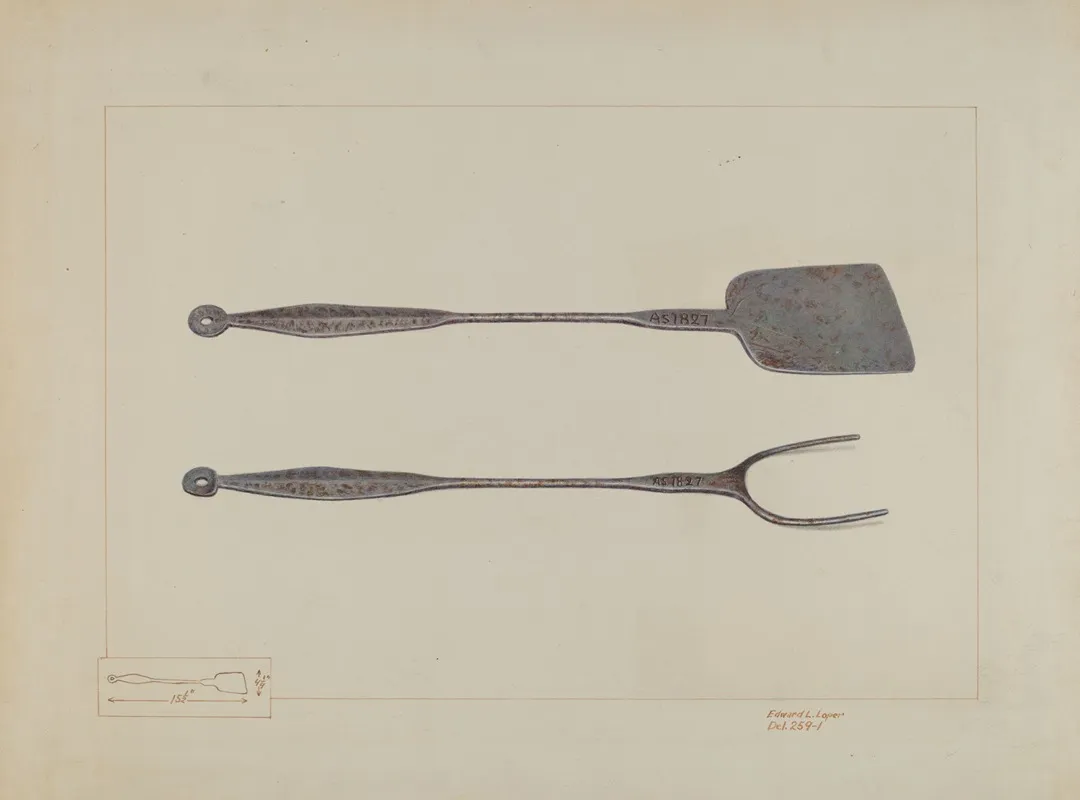 Griddlecake Turner And Fork