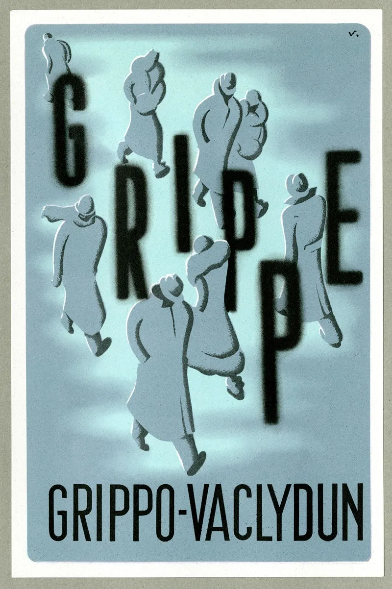 Grippo Vaclydun 5 Wall Art by Laboratoires pharmaceutiques Corbière - High-Resolution Digital Print
