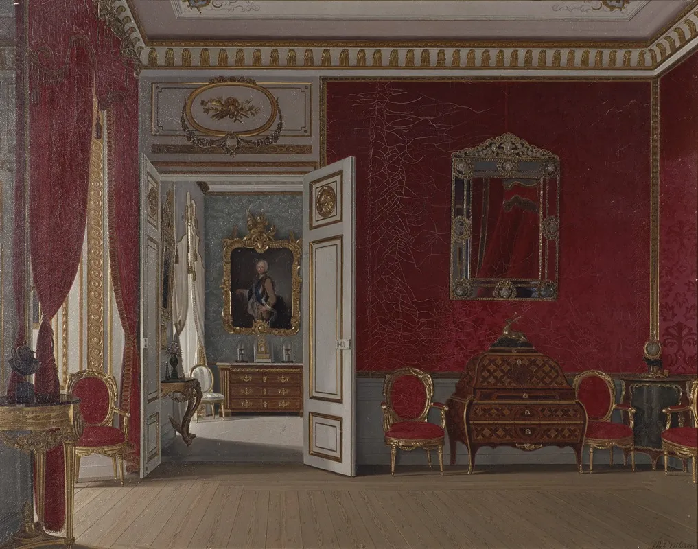 Gripsholm Castle Wall Art by Johan Robert Nilsson - High-Resolution Digital Print