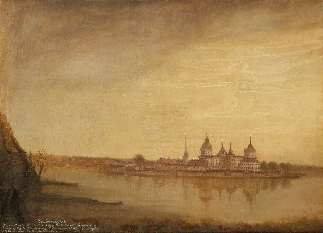 Gripsholms Slott Wall Art by Johan Sevenbom - High-Resolution Digital Print