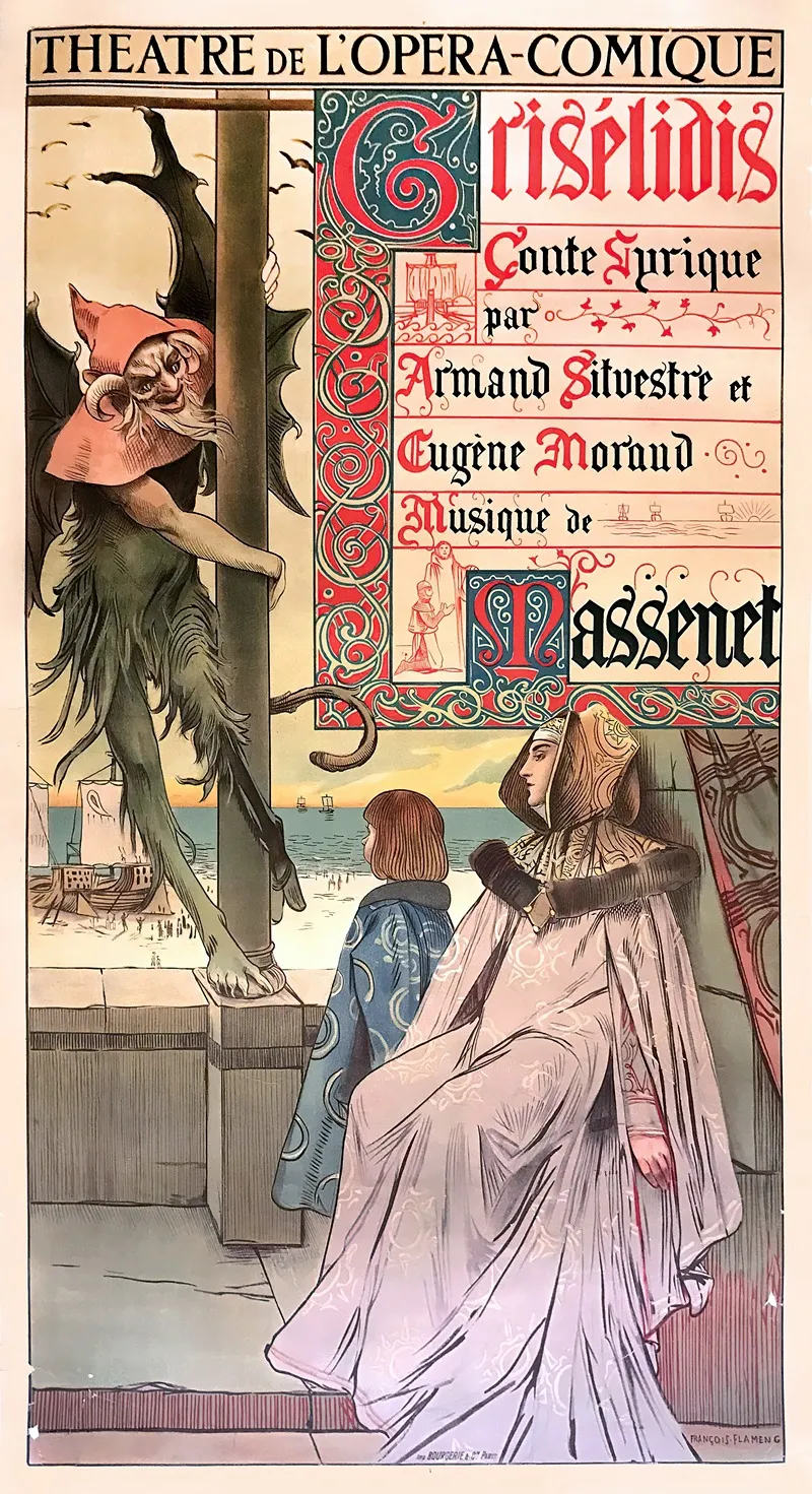 Griselidis Wall Art by François Flameng - High-Resolution Digital Print