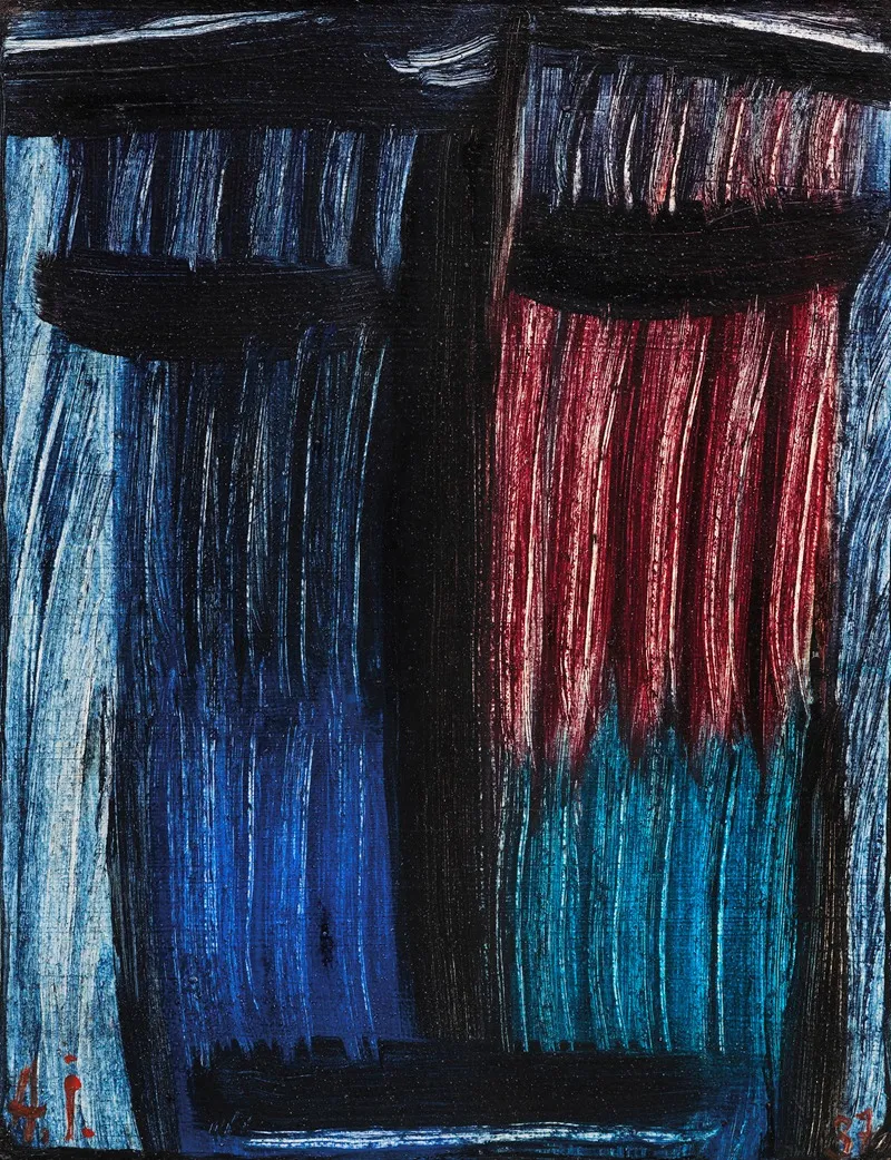 Grose Meditation Ich Und Chartres Wall Art by Alexej von Jawlensky - High-Resolution Digital Print