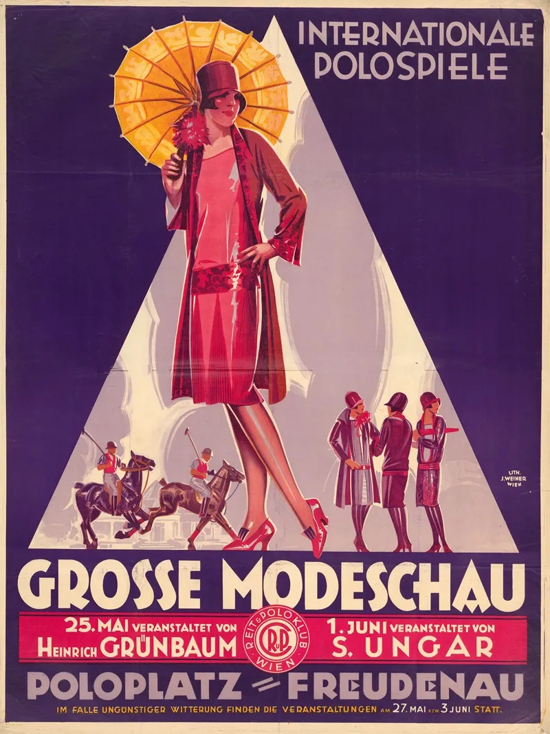 Grose Modeschau Wall Art by J. Weiner - High-Resolution Digital Print