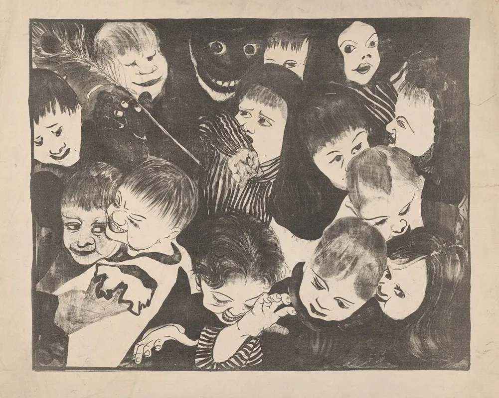 Group Of Children 3 Wall Art by Abraham de Miranda - High-Resolution Digital Print