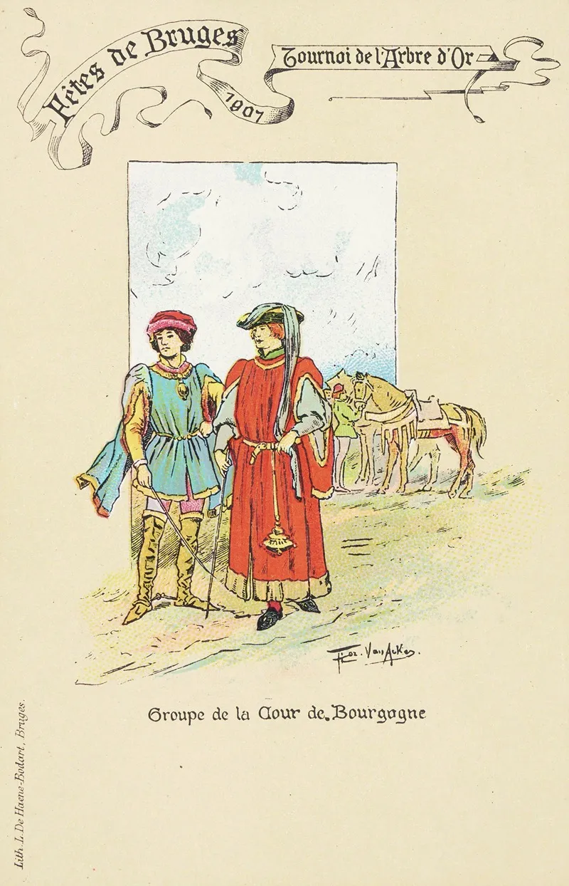 Groupe De La Cour De Bourgogne