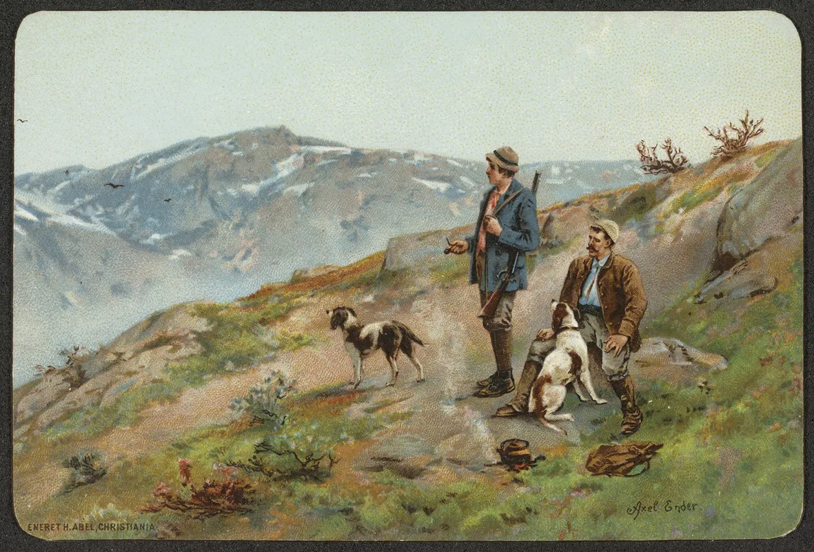 Grouse Hunting Wall Art by Axel Hjalmar Ender - High-Resolution Digital Print