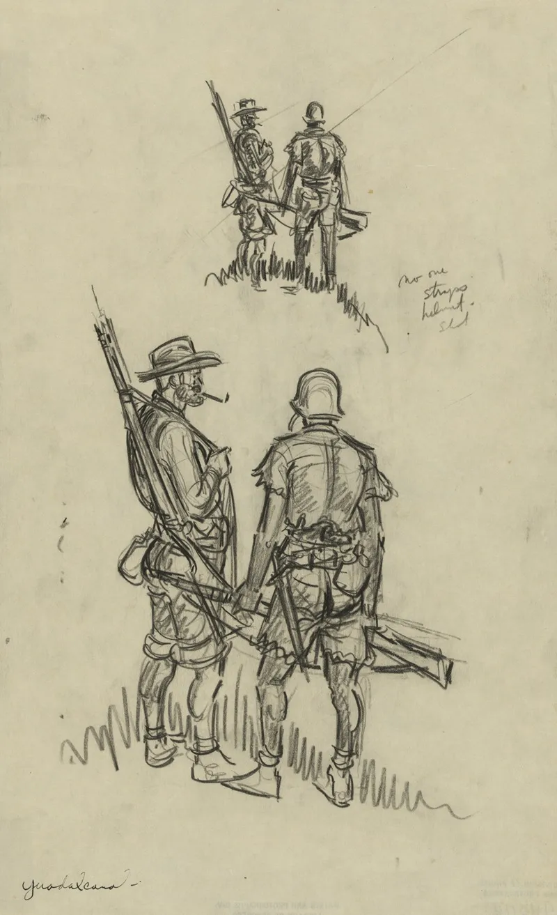 Guadalcanal Wall Art by Howard Brodie - High-Resolution Digital Print