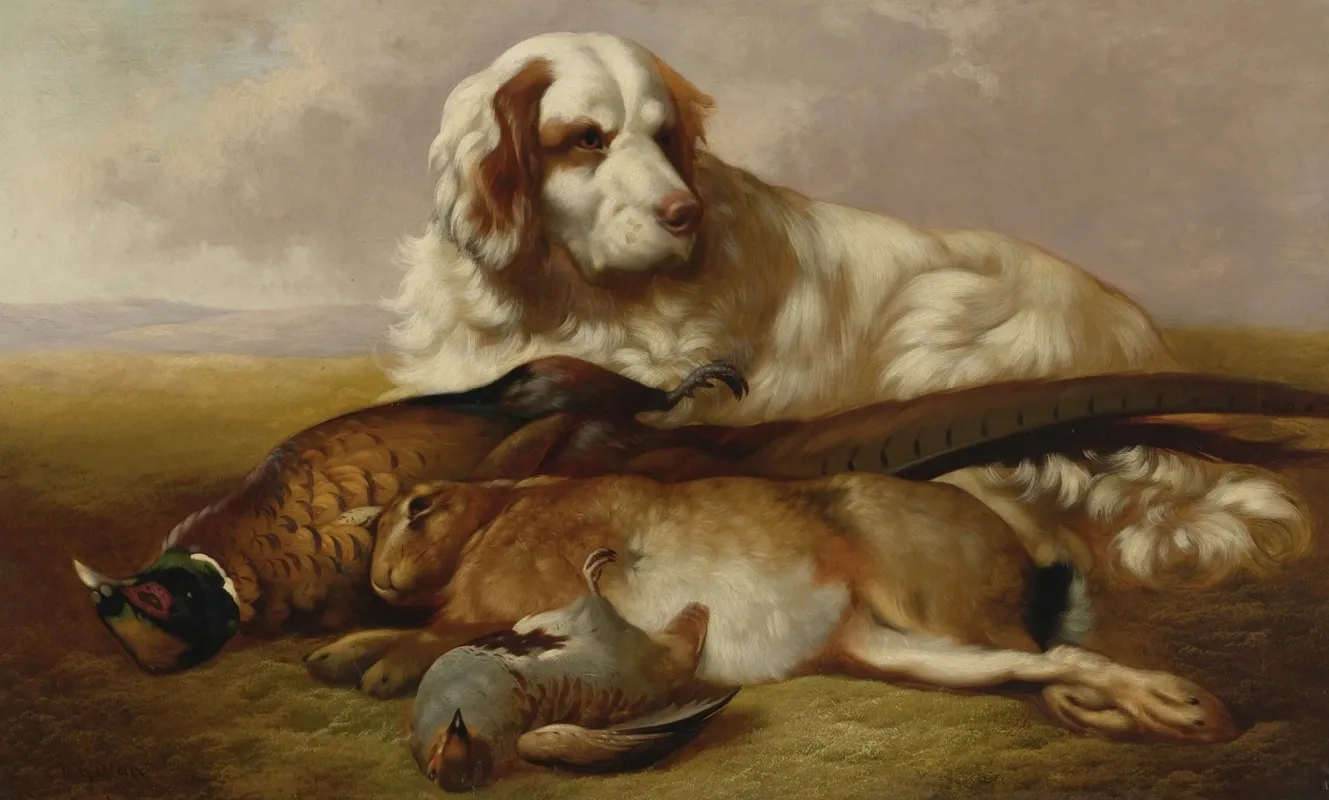 Guarding The Bag Wall Art by William Gillard - High-Resolution Digital Print