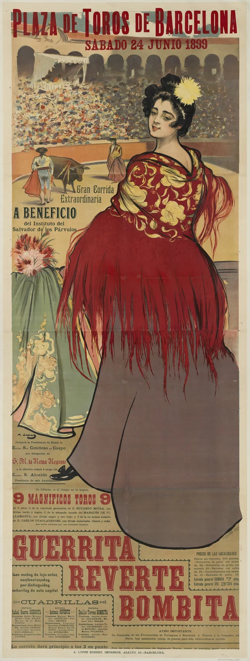 Guerrita Reverte Bombita Wall Art by Ramon Casas y Carbo - High-Resolution Digital Print