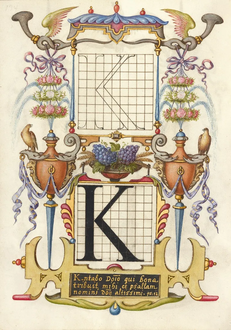 Guide For Constructing The Letter K