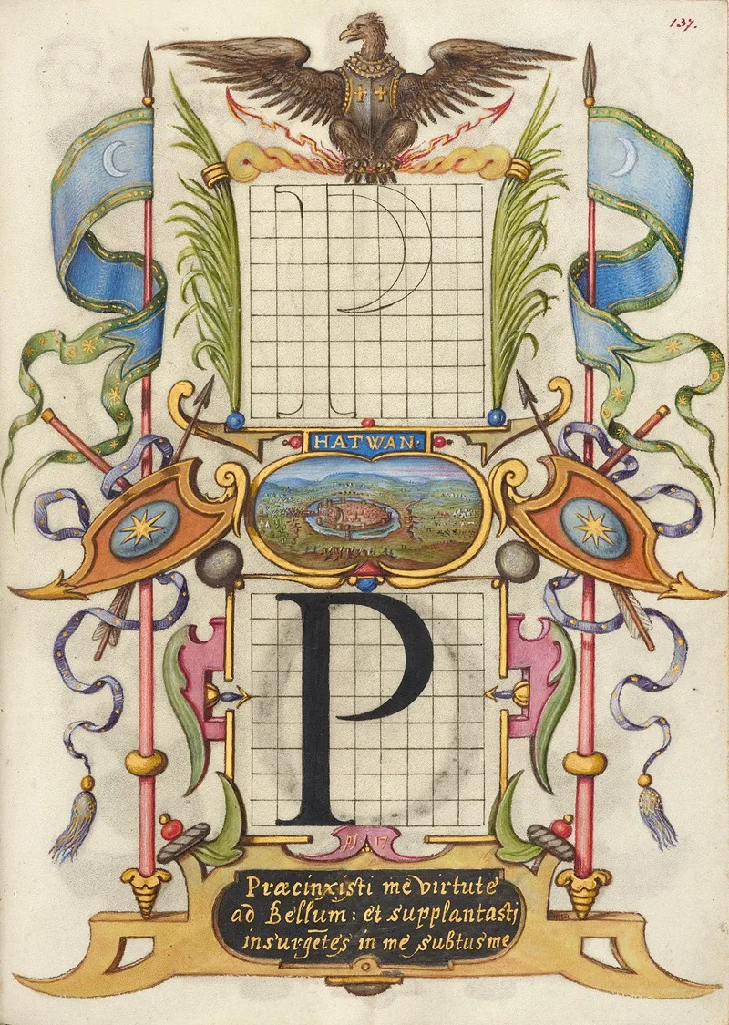 Guide For Constructing The Letter P