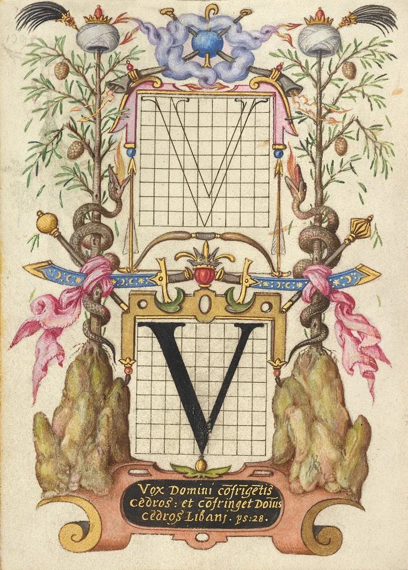 Guide For Constructing The Letter V