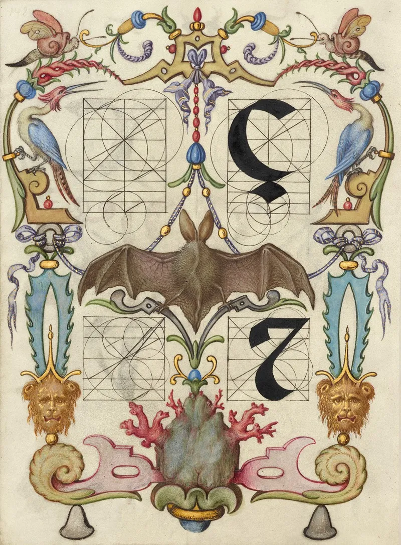 Guide For Constructing The Letters C And Tironian Et