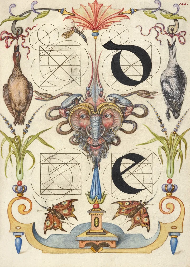 Guide For Constructing The Letters D And E