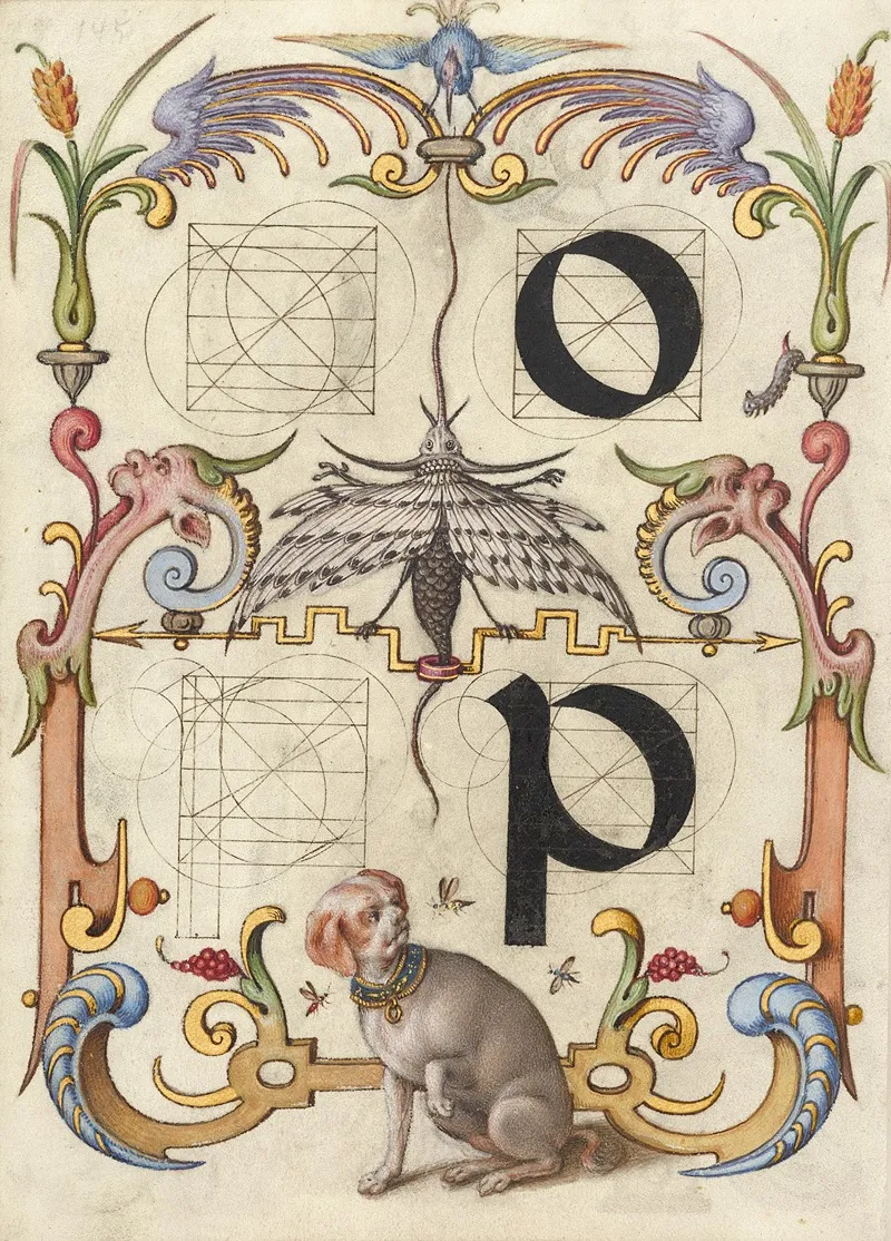 Guide For Constructing The Letters O And P