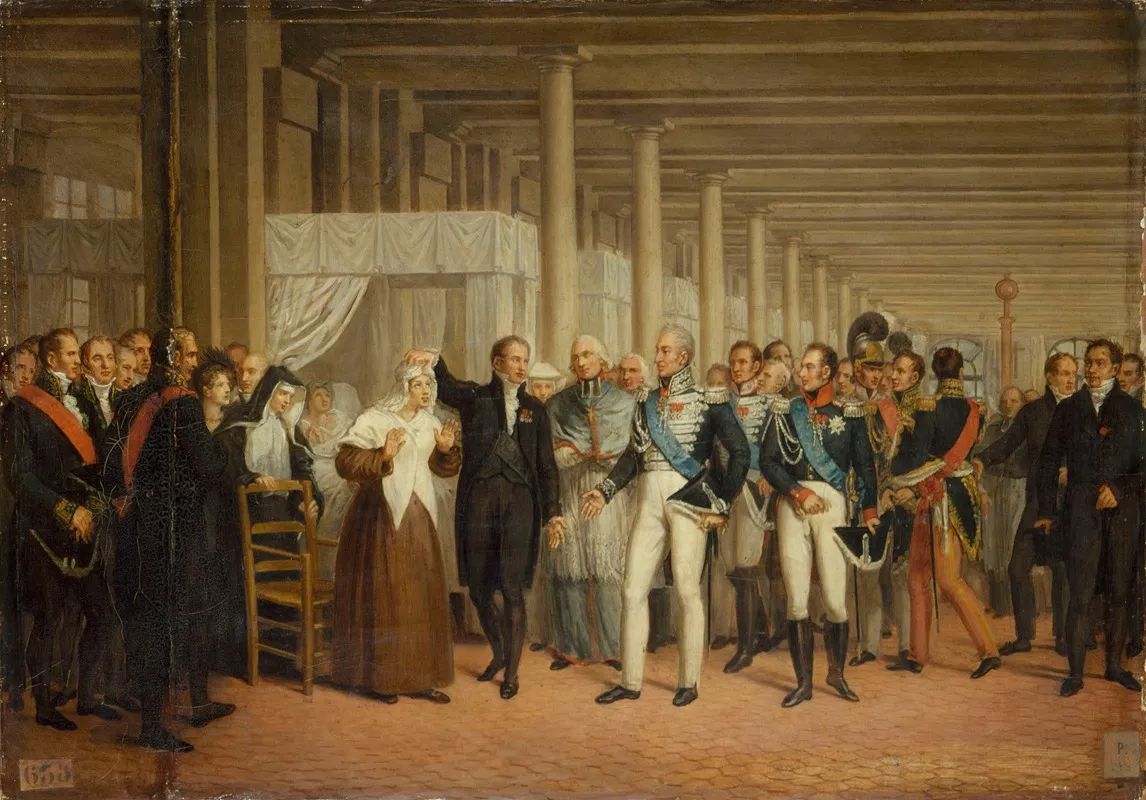 Guillaume Dupuytren 1777 1835 A Lhotel Dieu Presente A Charles X Une Operee Des Yeux