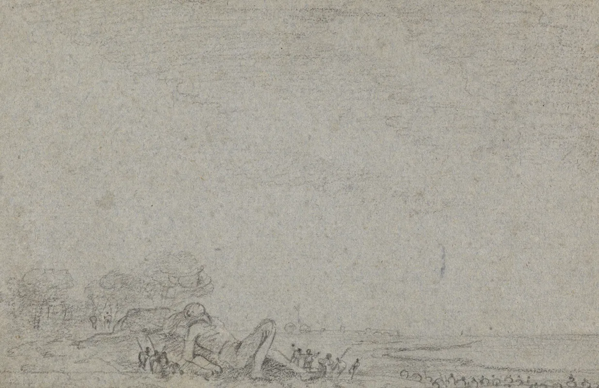 Gulliver Bound By The Lilliputians