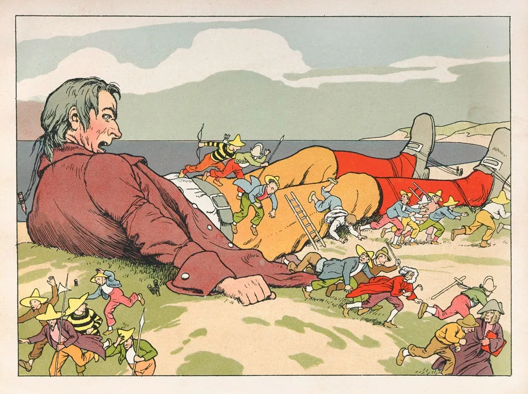 Gullivers Reisen Pl 1 Wall Art by Hans Schroedter - High-Resolution Digital Print