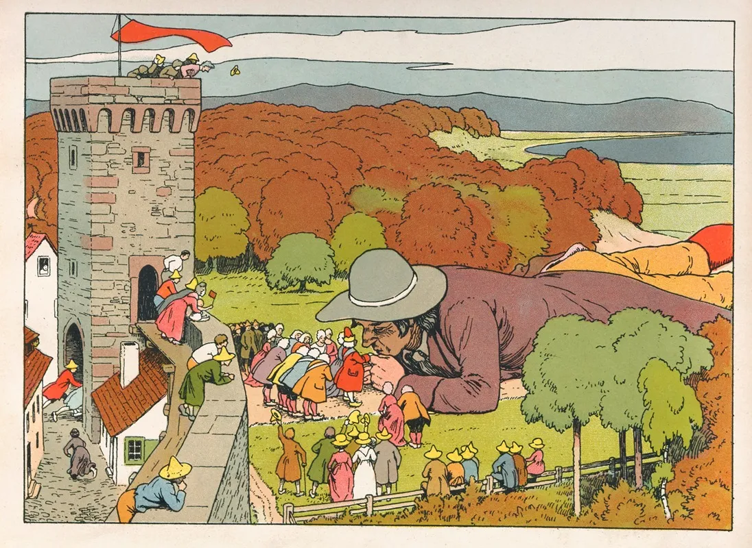 Gullivers Reisen Pl 4 Wall Art by Hans Schroedter - High-Resolution Digital Print